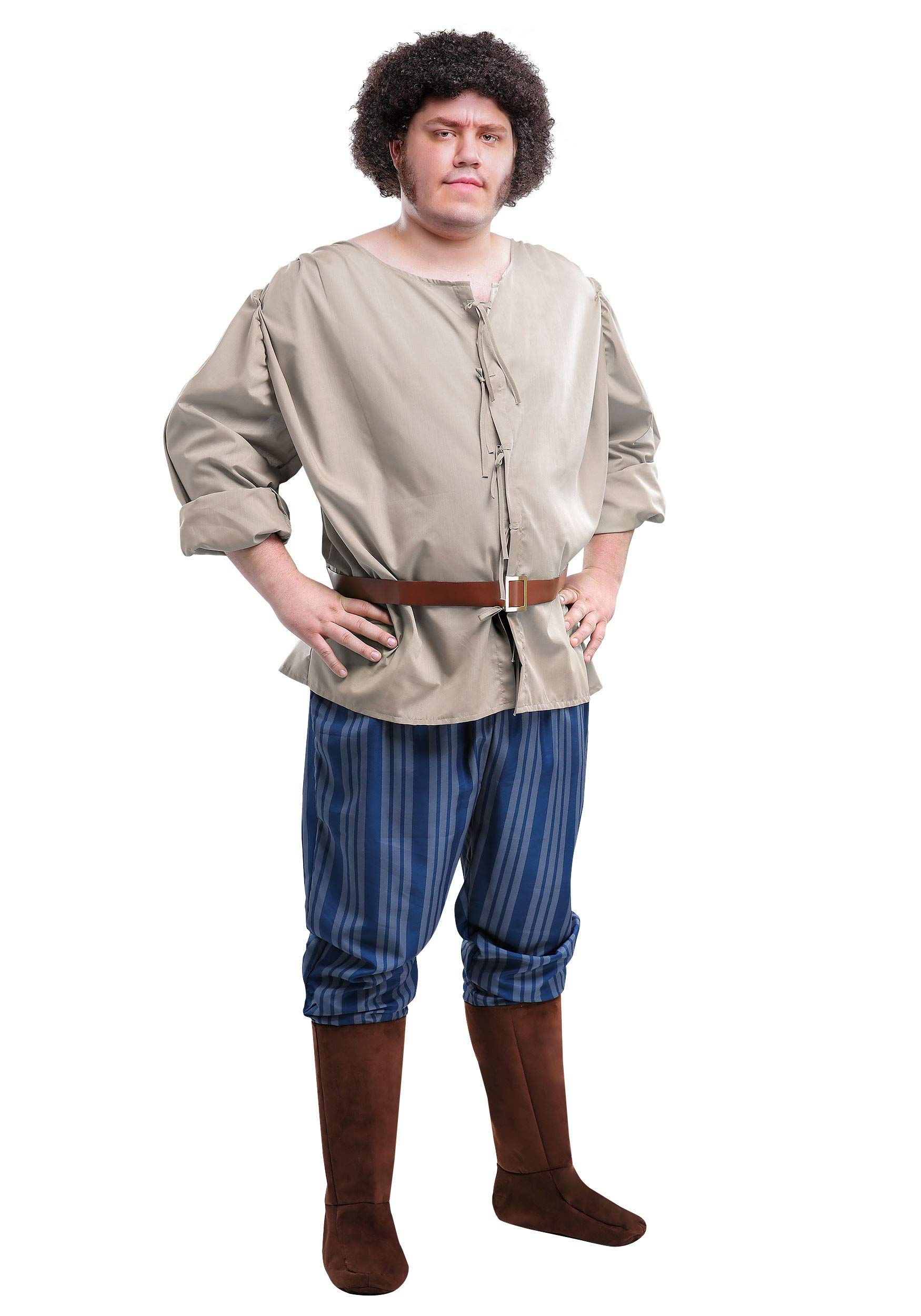 Men's Plus Size Fezzik Costume from The Princess Bride Movie - Halloween, Cosplay & Themed Party Outfit for Big & Tall Guys