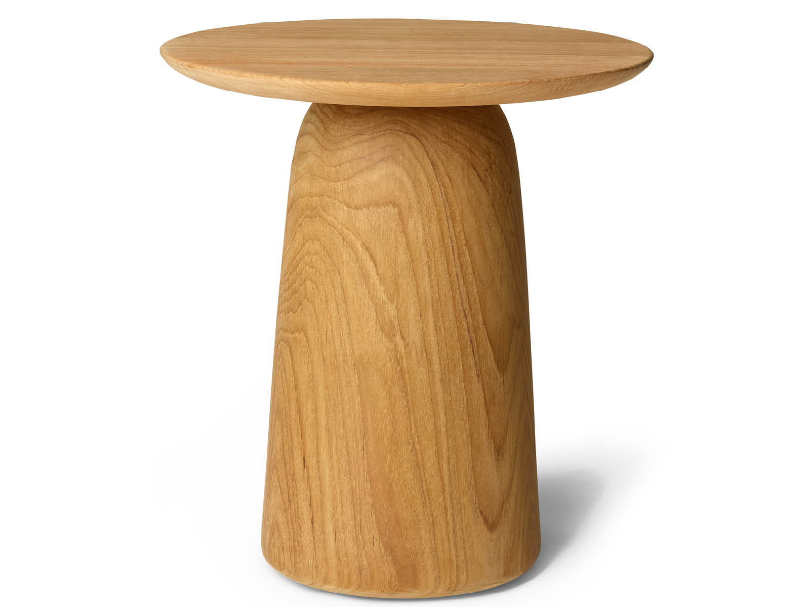 Modern Dunes Side Table - Small Accent Table for Living Room, Bedroom, or Patio - Stylish End Table with Wooden Frame & Woven Rattan Design - Perfect for Coffee, Books, or Decor
