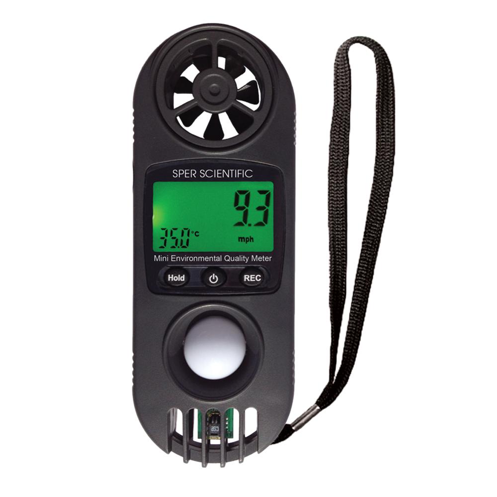 Advanced Mini Environmental Quality Meter - 12-in-1 Air Quality Monitor for Home & Office | Measure PM2.5, CO2, Temperature & Humidity | Portable Indoor Air Pollution Detector