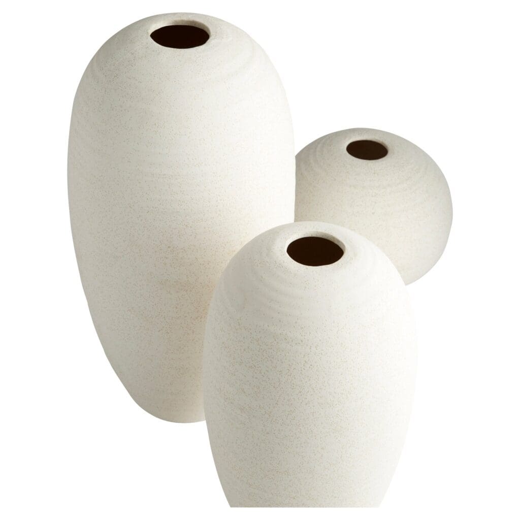 Cyan Design 11202 Large White Perennial Vase - Elegant Home Decor for Living Room, Dining Table & Wedding Centerpieces