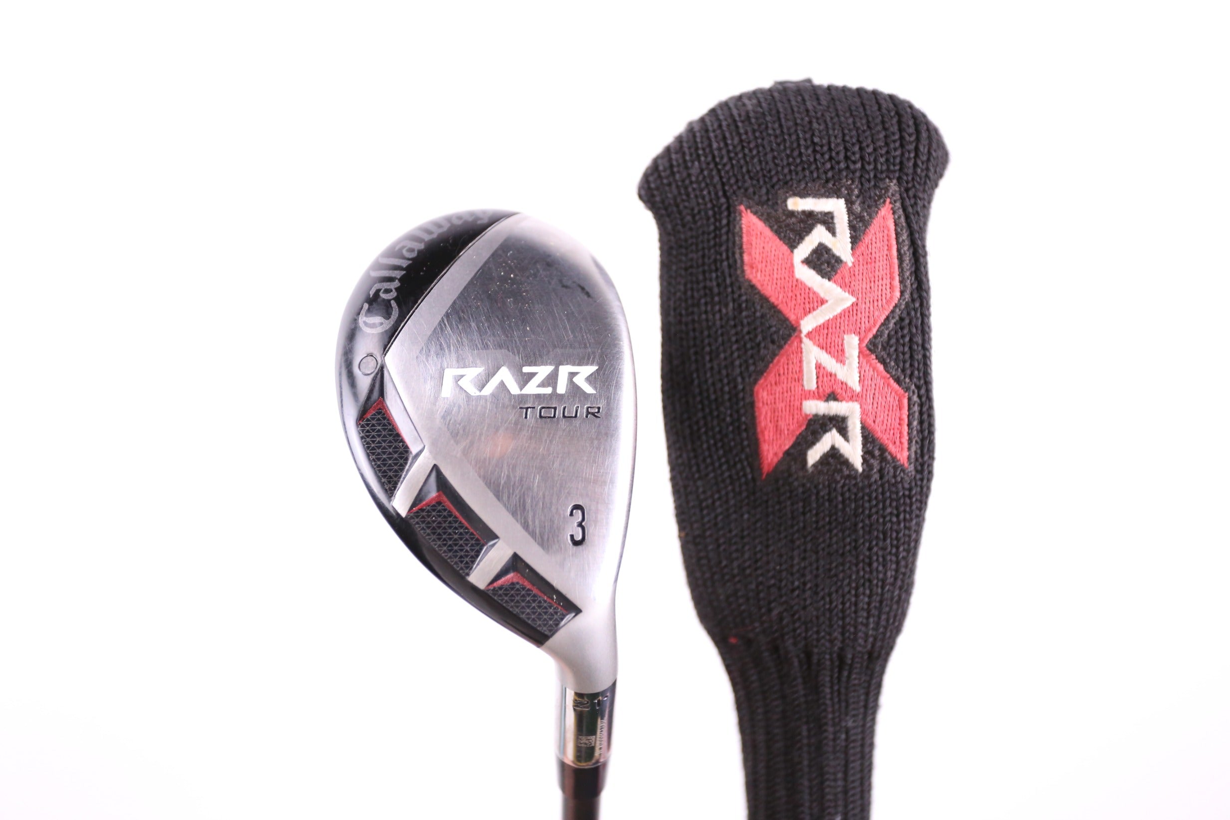 Used Callaway RAZR X 3H Hybrid Golf Club - Right Handed 21° Stiff Flex - Perfect for Mid-Handicap Players & Fairway Shots