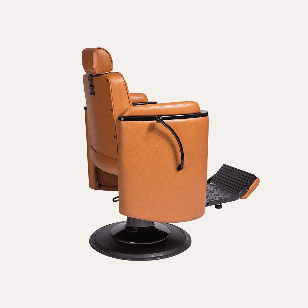 Professional BARBER CHAIR for Salon & Home Use - Heavy Duty Hydraulic Styling Chair with Adjustable Height & Reclining Back - Perfect for Haircuts, Shaves & Styling