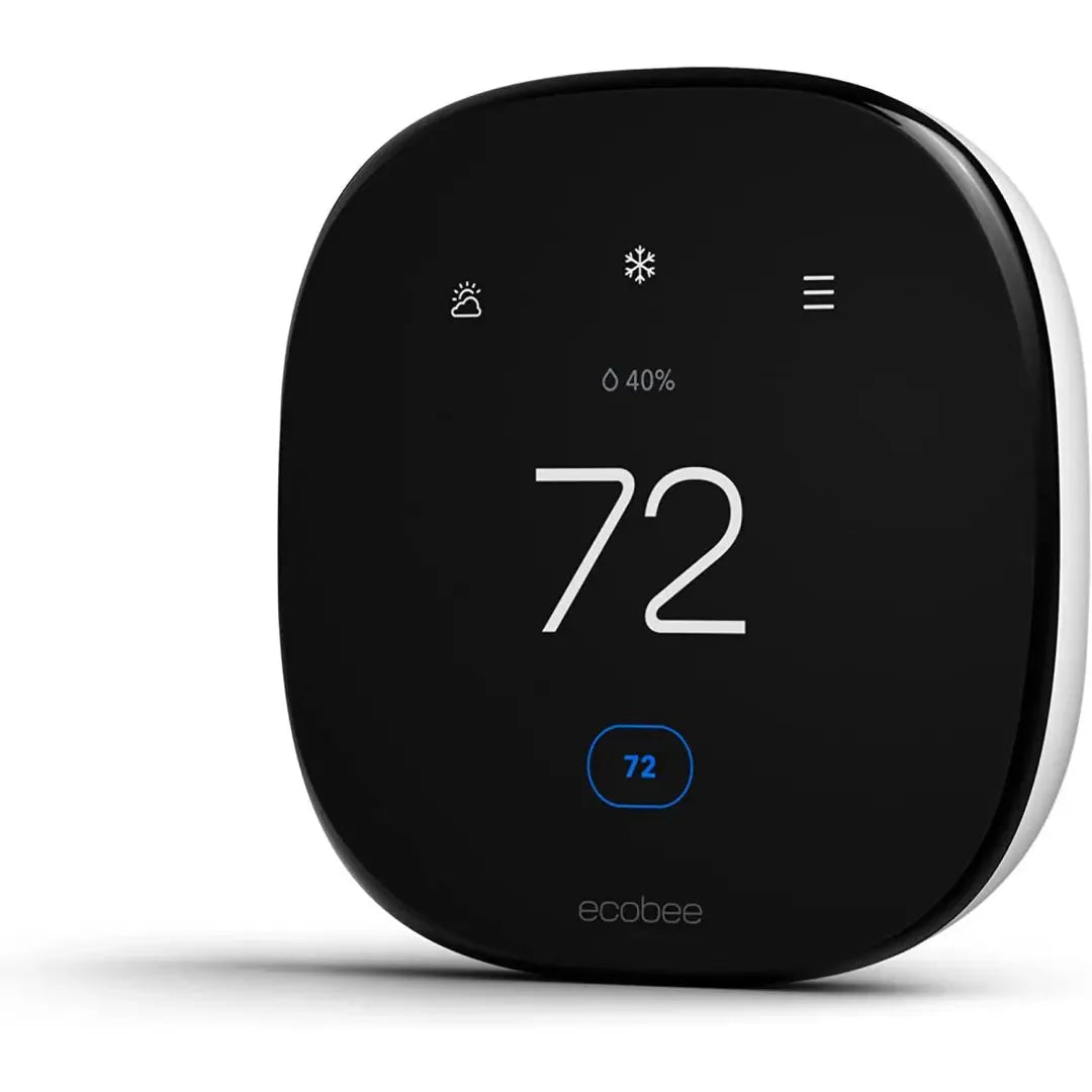 Ecobee Smart Thermostat Enhanced - WiFi Programmable Thermostat with Voice Control & Energy Saving | Perfect for Smart Home Automation & HVAC Control