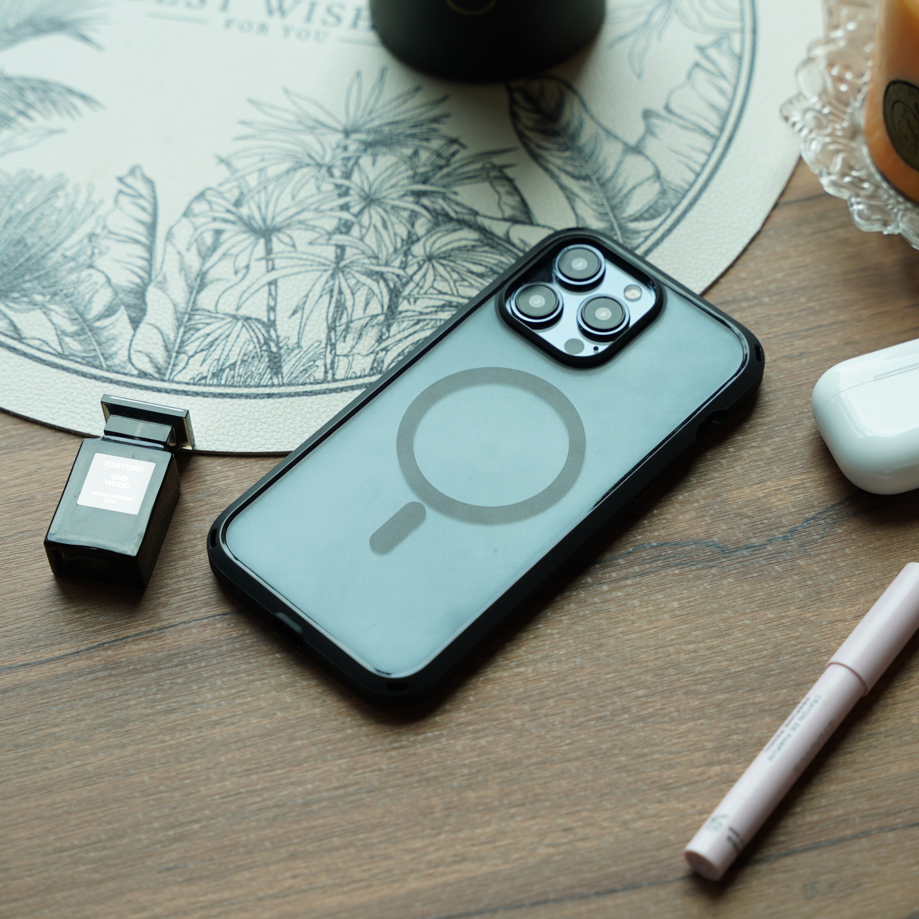 iPhone 14 Plus Magnetic Case - Shockproof Protective Cover with MagSafe Compatibility for Wireless Charging | Perfect for Travel, Work & Everyday Use