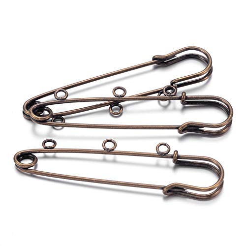 5-antique Bronze-70mm Wide-3 Loops