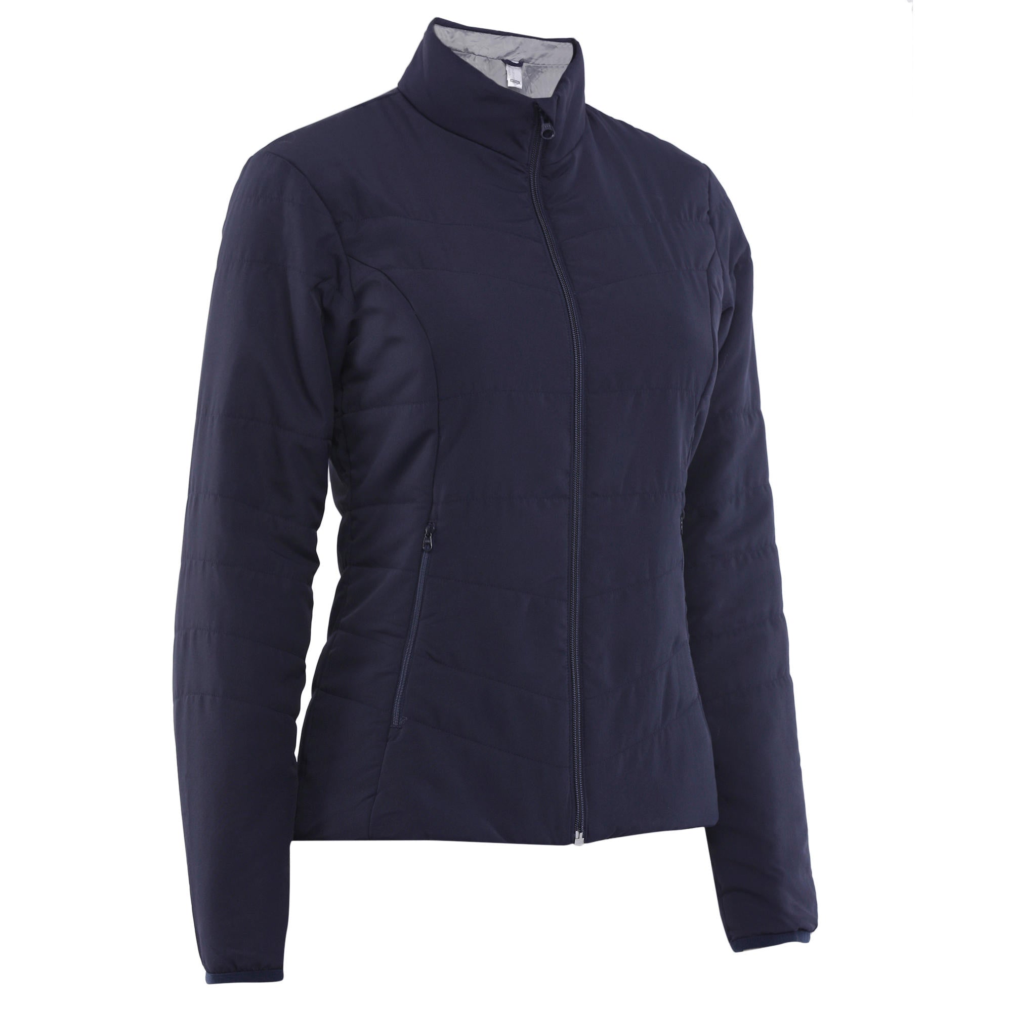 Forclaz Women's Synthetic Insulated Mountain Backpacking Jacket with Padding - Lightweight, Water-Resistant for Hiking & Outdoor Adventures (32°F/0°C Rating) - Perfect for Camping, Trekking & Cold Weather Activities