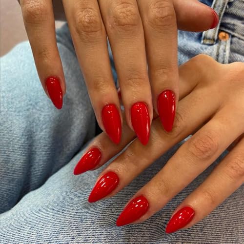almond red