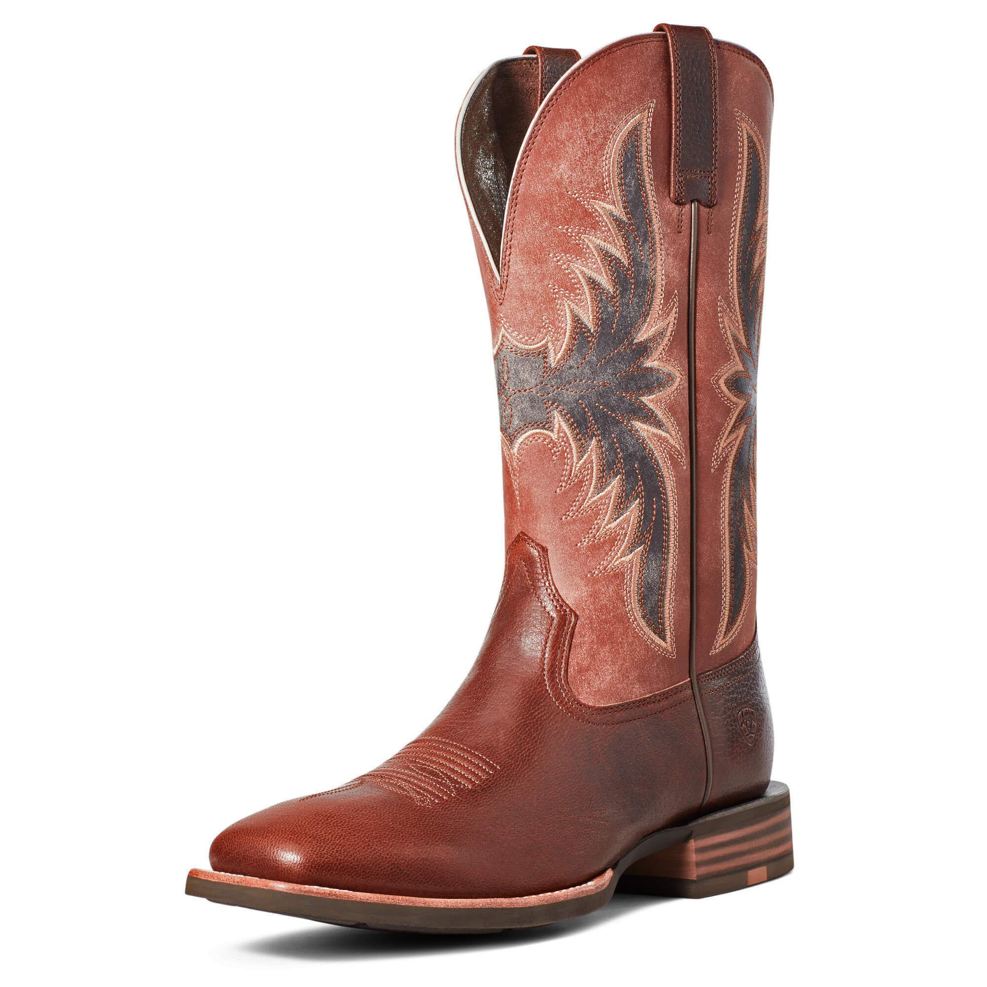 ARIAT Crosswire Western Boots for Men - Comfortable Cowboy Boots with Durable Leather & Non-Slip Sole - Perfect for Rodeo, Ranch Work & Country Fashion