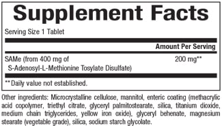 Nf Same 200Mg 30Ct - Premium SAMe Supplement for Mood Support & Joint Health - Supports Emotional Well-Being & Healthy Joint Function - Perfect for Stress Relief & Active Lifestyle