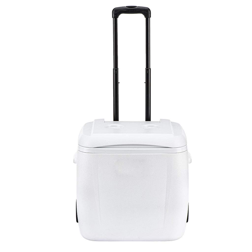 KYEEY 26-Quart Heavy-Duty Rolling Cooler with Drawer Design, 24-Hour Ice Retention, Perfect for Car Trips, Picnics, and Outdoor Adventures