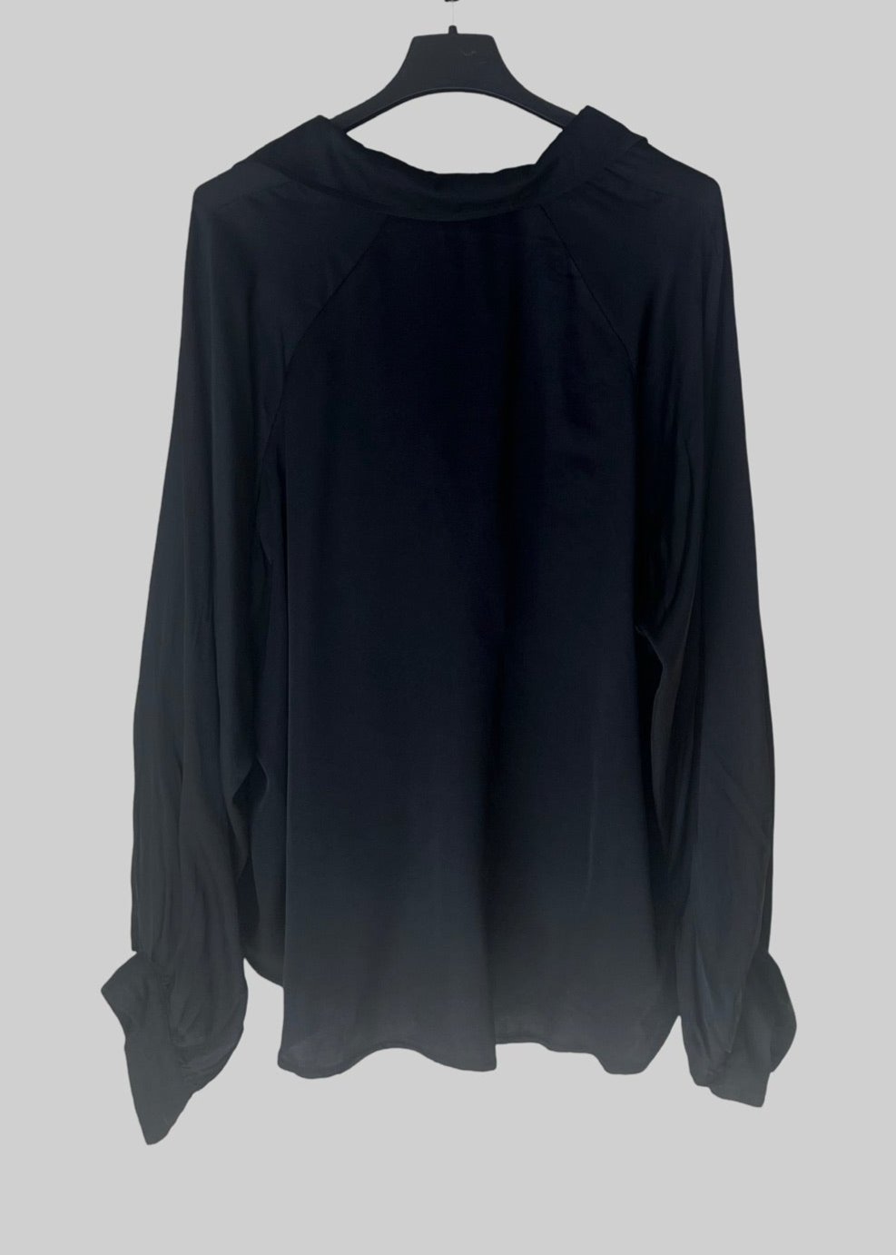 Ibiza Solid Black Blouse for Women - Elegant Casual & Office Wear - Perfect for Parties, Work, and Everyday Outfits