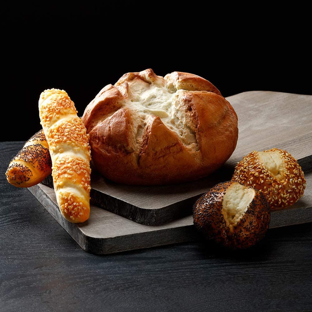 Fake Bread Display - Artificial Bread & Rolls for Home Decor, Restaurant, Bakery Showcase - 6-Piece Set for Realistic Food Props and Decoration