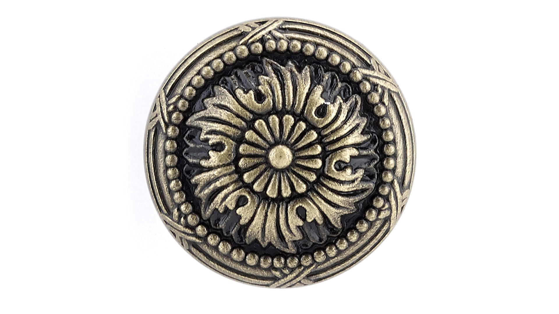 Richelieu Hardware BP82465AE Châteauguay Collection 1 1/4-inch (32mm) Antique English Traditional Cabinet Knob - Vintage Drawer Pull for Kitchen Cabinets, Bathroom Vanity & Furniture - Perfect for Home Renovation & DIY Projects