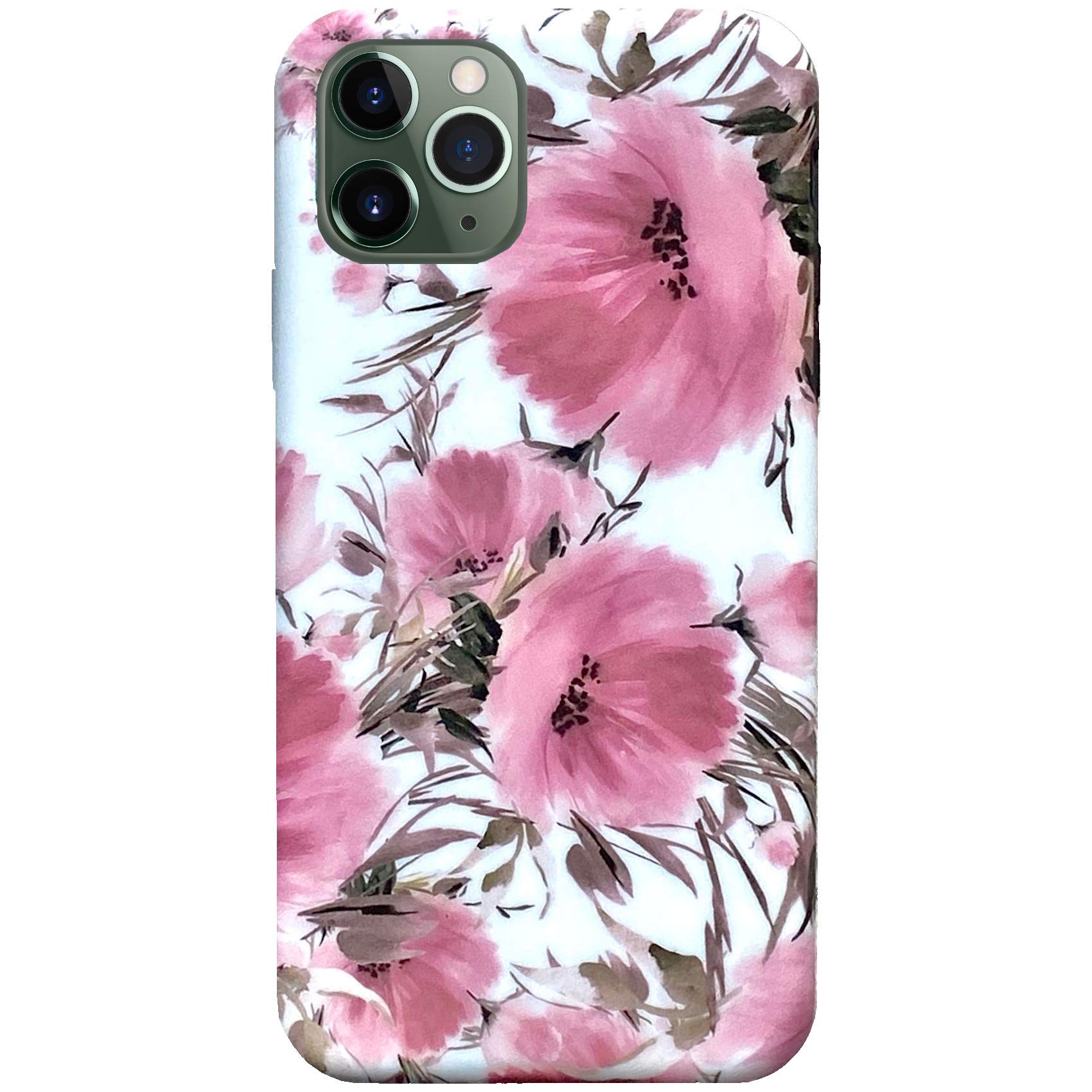 Elemental Cases iPhone 11 Pro Max Case - Shockproof Protective TPU Cover with Cute Coral Meadow Design | Perfect for Daily Use, Travel & Outdoor Activities