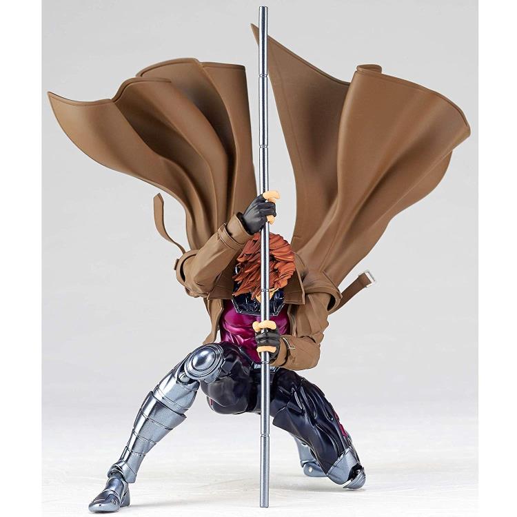 Amazing Yamaguchi Revoltech No. 012 Gambit Action Figure - Highly Articulated Collectible for Marvel X-Men Fans | Perfect for Display, Photography & Cosplay Inspiration