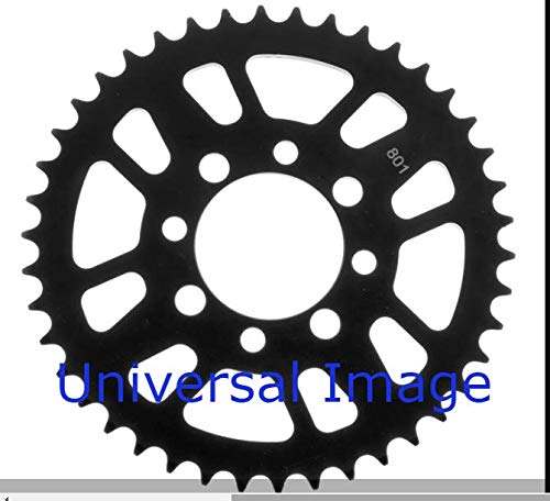 BikeMaster Rear Steel 42 Tooth Sprocket for Kawasaki KFX400 2003-2006 - Durable Motorcycle Replacement Part for Off-Road & Trail Riding