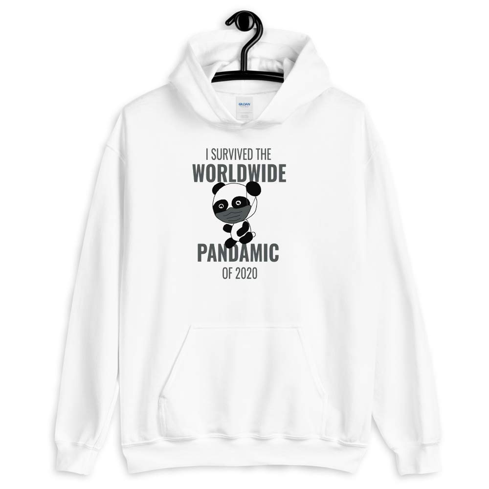 Funny Pandemic Hoodie - Quarantine & Social Distancing Gifts for Men & Women - Perfect for Work From Home, Zoom Meetings & Safe Outings