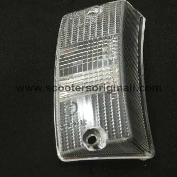 Vespa Turn Signal Lens Front Right Clear Replacement for PE PX Stella Scooters - Perfect for Scooter Repair & Customization