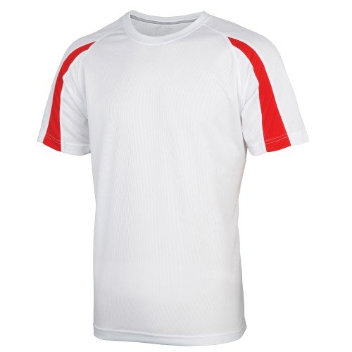Arctic White/Fire Red