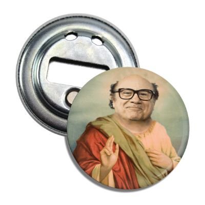Saint Danny DeVito Magnetic Bottle Opener - Fun Novelty Gift for Fans, Perfect for Parties, Bars & Home Decor