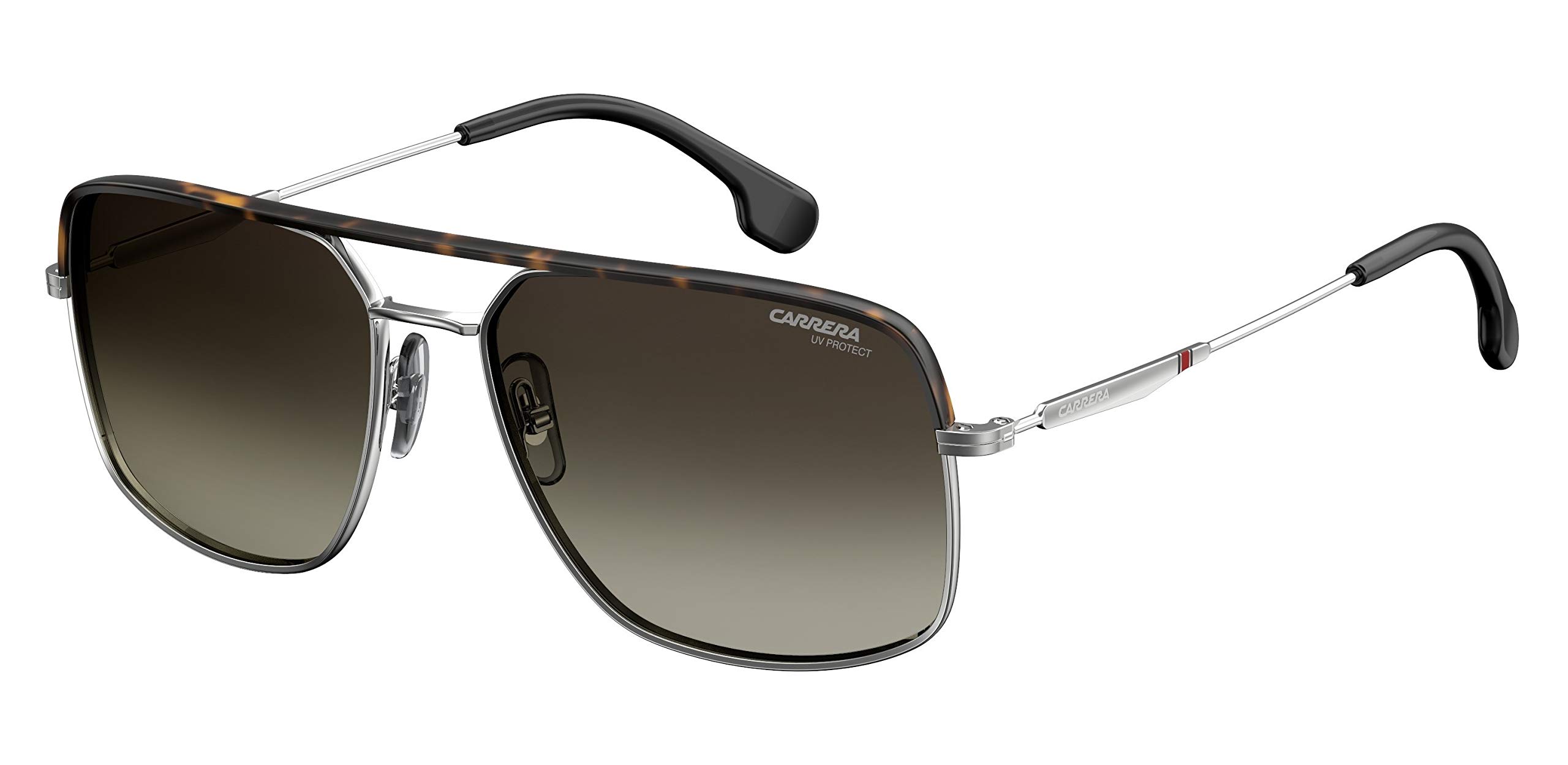 Carrera CA152/S Square Polarized Sunglasses for Men – UV Protection, Stylish Design + BUNDLE With Premium iWear Eyewear Cleaning Kit | Perfect for Driving, Outdoor Sports & Summer Fashion