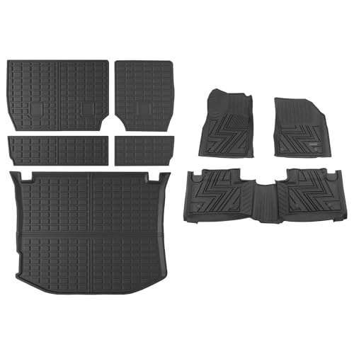 Rear Trunk Mat+Backrest Mat+Floor Mats