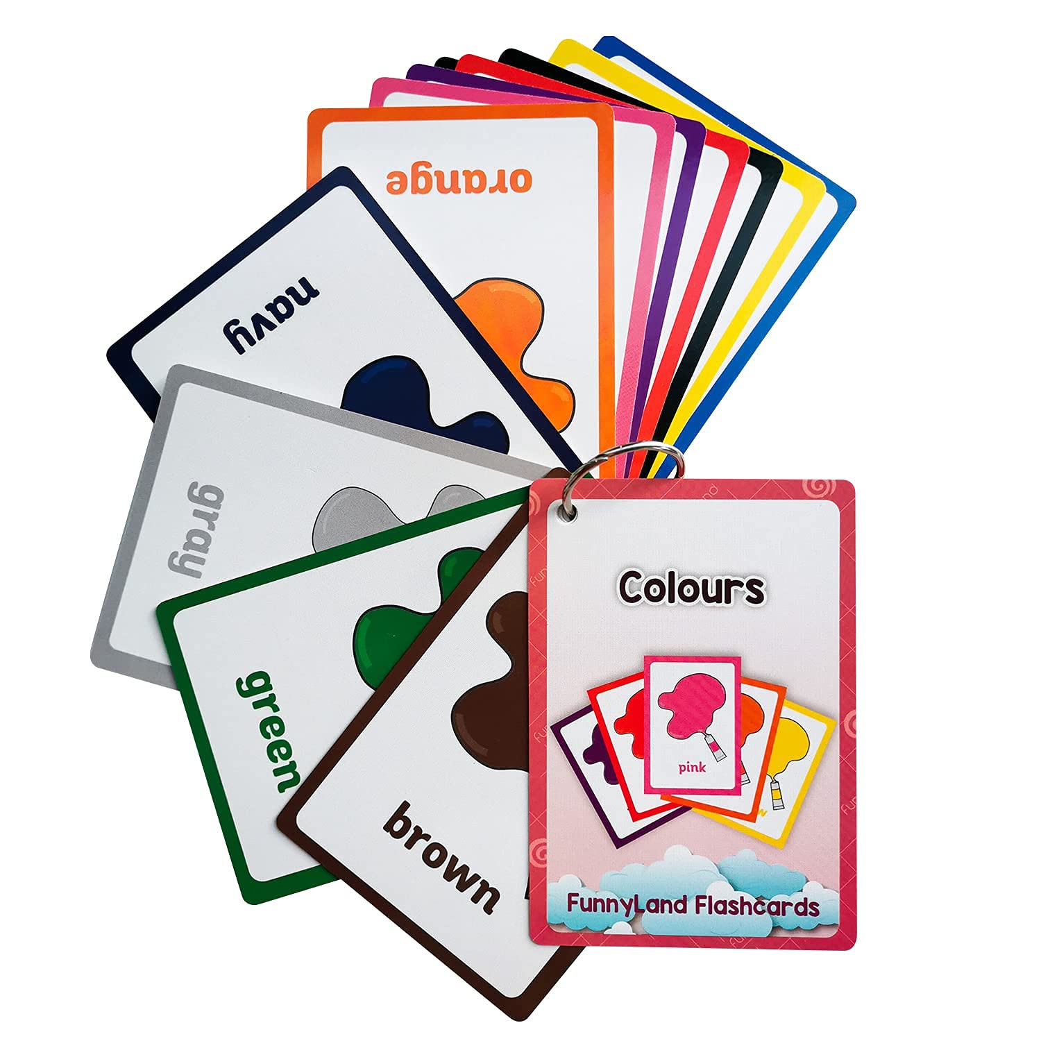 Lilias English Words Learning Flash Cards for Toddlers - 771 Pocket Cards with 26 Themes, Preschool & Kindergarten Learning Toys & Supplies - Perfect for Home, Classroom & Travel Learning Activities