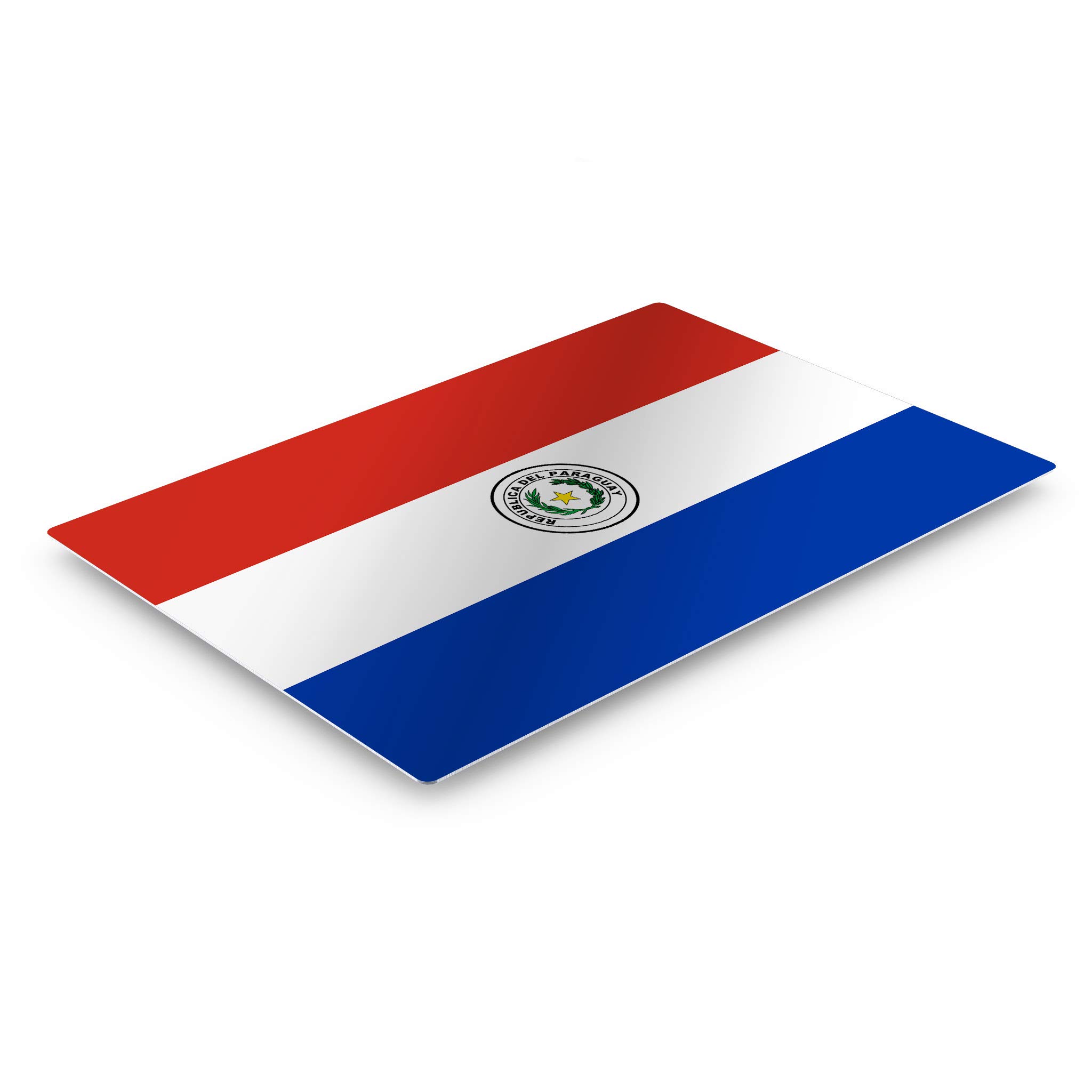 Paraguay Flag Metal Wall Art Print - 24x36 Inches, Ready to Hang, Made in USA | Modern Home & Office Decor for Living Room, Dorm, Bedroom, Kitchen, Man Cave, Sports Club & Bar | Patriotic Country Flags Wall Decor for Gifts & National Pride Display