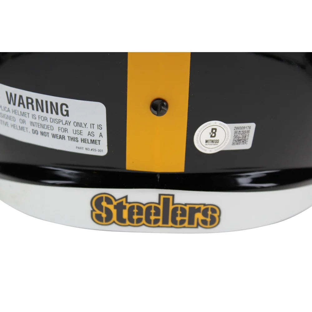 Jerome Bettis Autographed Pittsburgh Steelers Full Size Speed Helmet with BAS COA - Perfect for NFL Collectors, Sports Memorabilia Displays & Steelers Fan Gifts