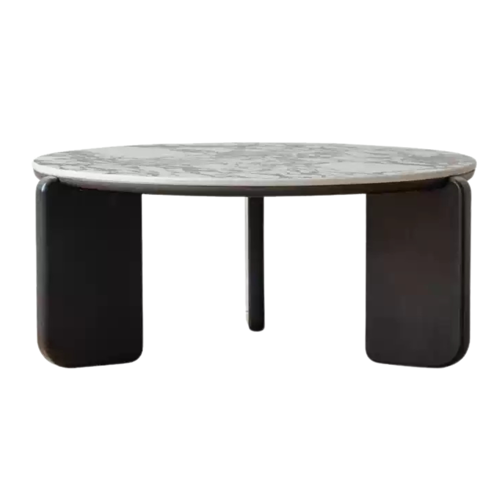 31.1x31.1x13.7 inch/ 79.5x79.5x35 cm/ Smoky color / rock slab round table (Bulgari rock slab)