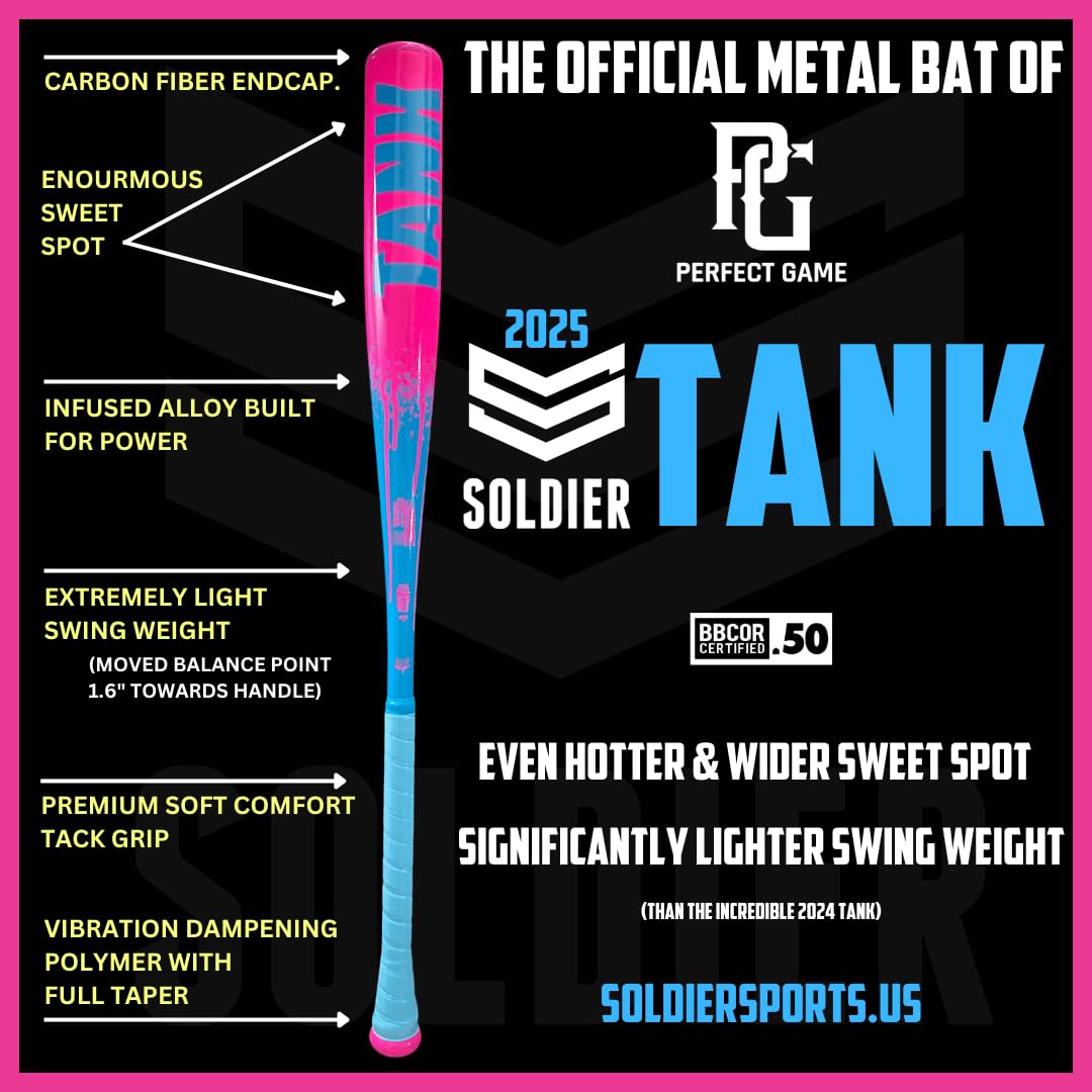 2025 Soldier Tank BBCOR Baseball Bat - 32