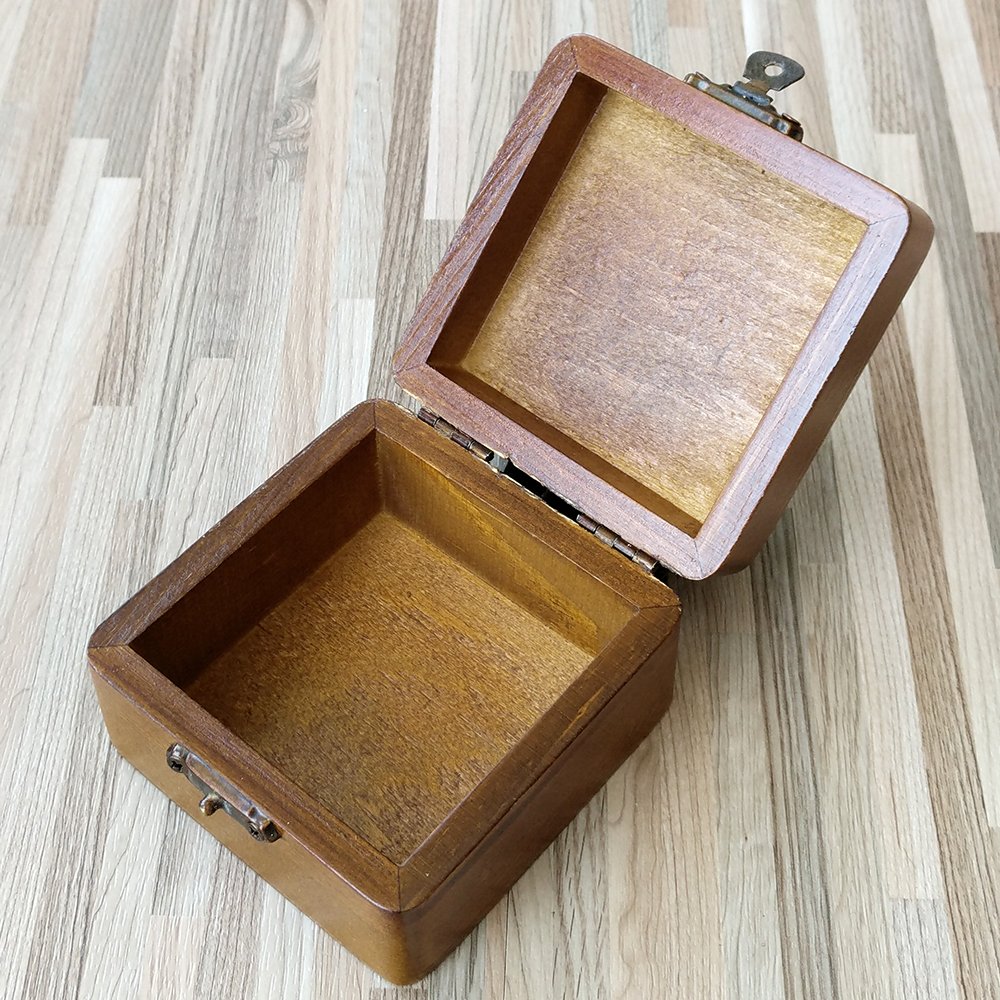 Personalized Brown Wooden Bridesmaid Jewelry Box - Elegant Wedding Gift for Bridesmaids, Best Friends & Bride Squad - Perfect for Wedding Favors, Proposal Gifts & Special Occasions