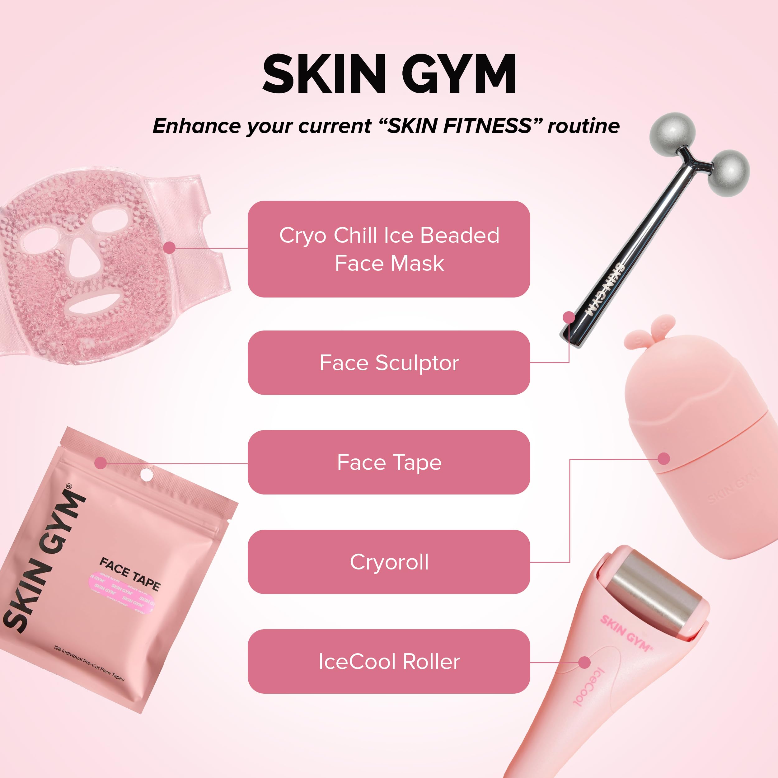 Skin Gym Peptide Berry Lip Butter - Hydrating Lip Balm with Peptides & Natural Oils for Dry Lips, 0.5 oz | Perfect for Winter Care & Daily Moisturizing