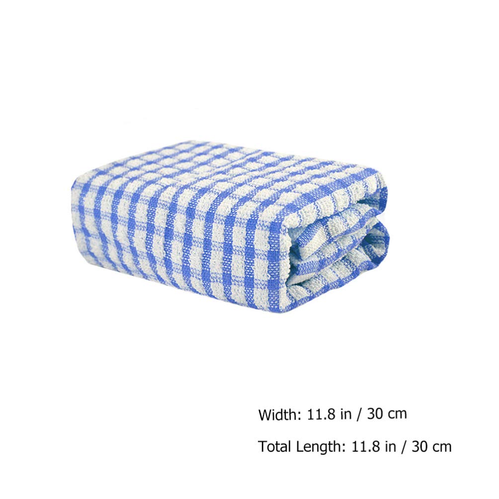 Hemoton 4-Pack Cotton Dish Cloths - Super Absorbent & Reusable Kitchen Towels for Washing Dishes, Cleaning Countertops & Drying Hands - Soft & Durable for Everyday Kitchen Use