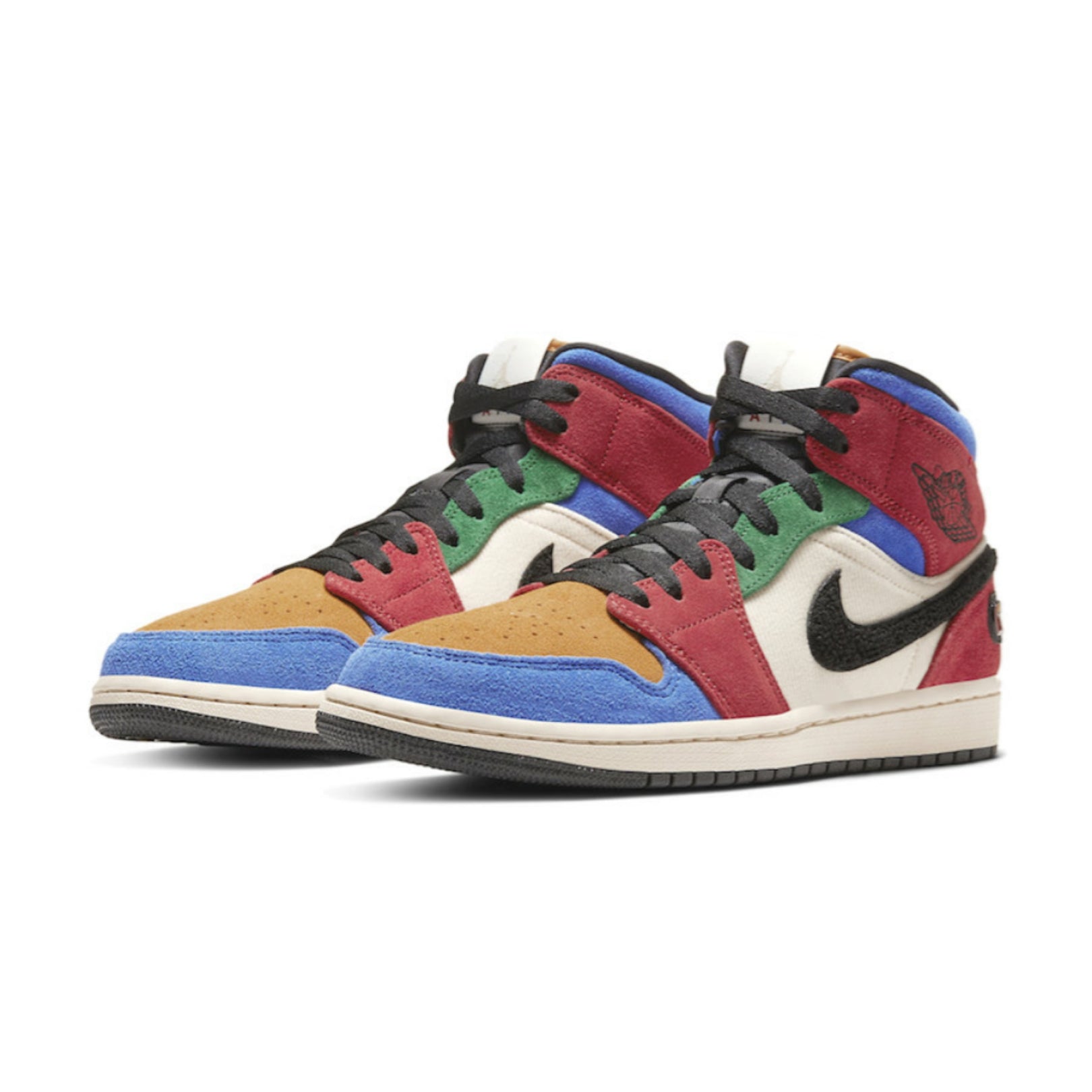 Air Jordan 1 Mid SE Fearless Blue the Great - Men's Basketball Shoes for Streetwear & Sneaker Collection - Perfect for Casual Wear, Sports & Fashion Outfits