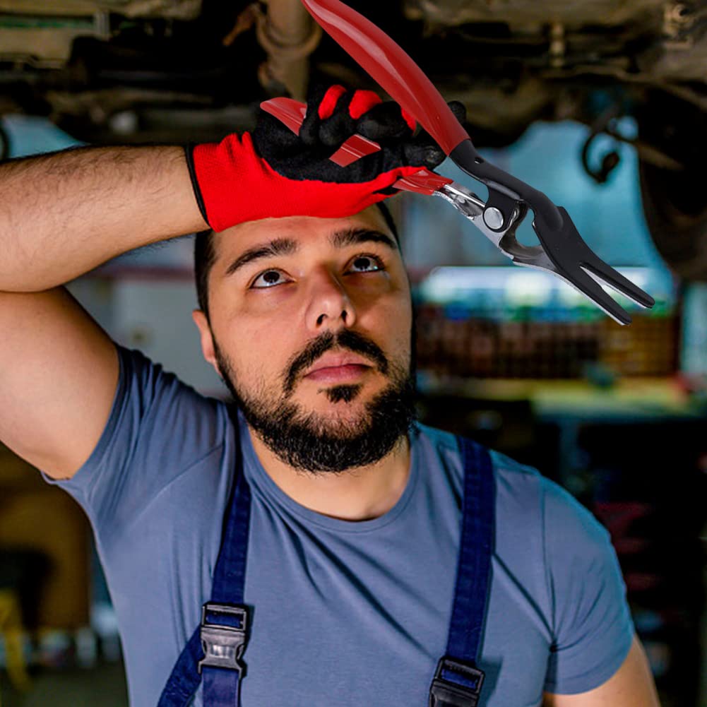 ZCargel Hose Separator Pliers - Car Fuel Pipe & Vacuum Line Removal Tool with Ergonomic Handle for Easy Automotive Repair and Maintenance
