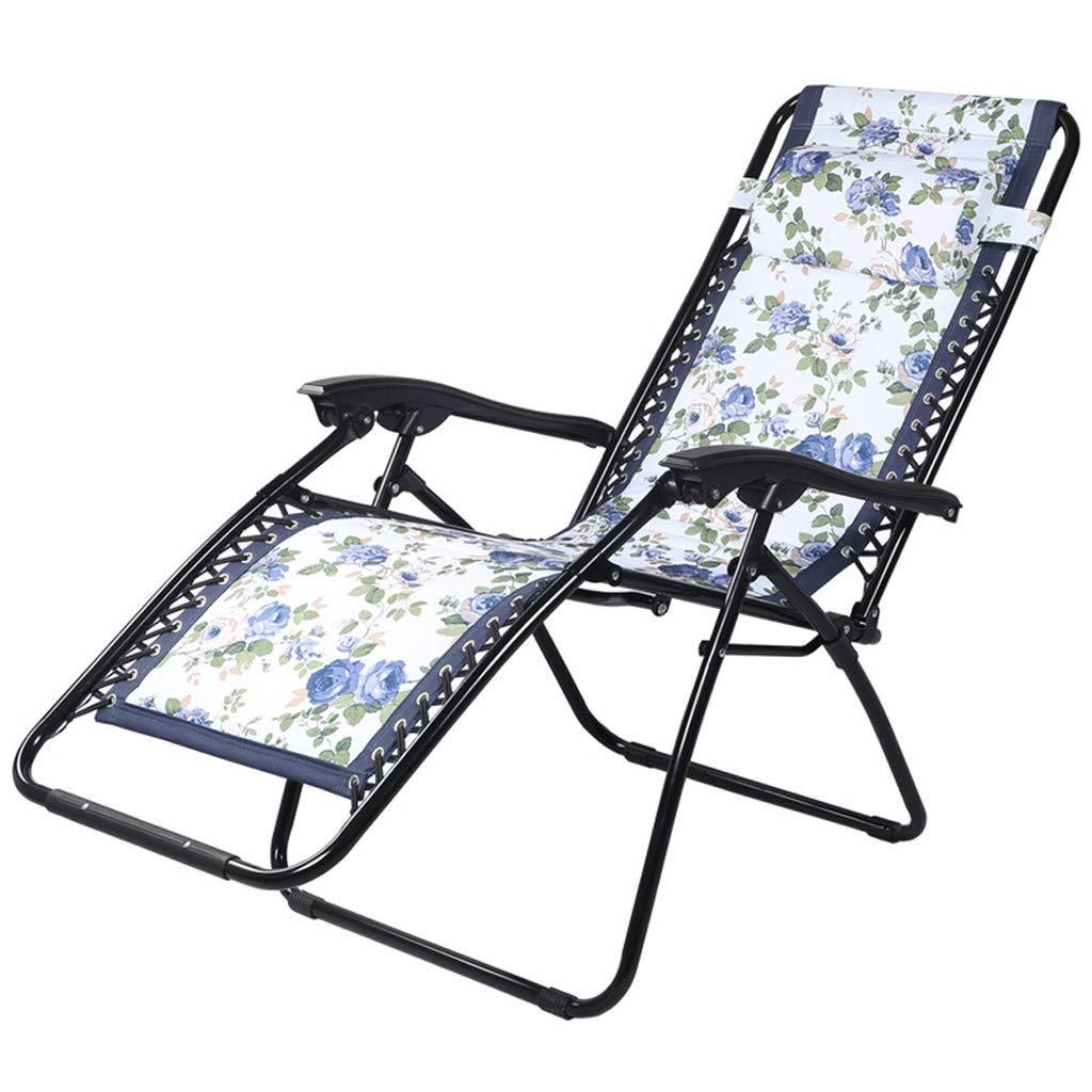Adjustable Reclining Folding Chair for Home, Outdoor, Beach & Garden - Portable Sun Lounger with Angle Control for Relaxing, Lunch Breaks & Balcony Use