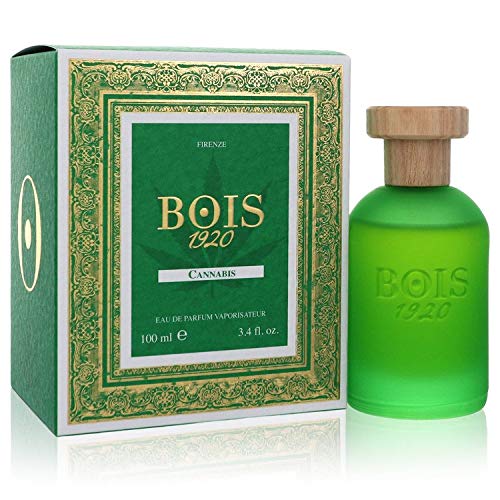 Bois 1920 Cannabis Eau De Parfum Spray for Men & Women - 3.4 oz Unisex Cologne with Woody Notes | Perfect for Date Night, Office Wear & Special Occasions