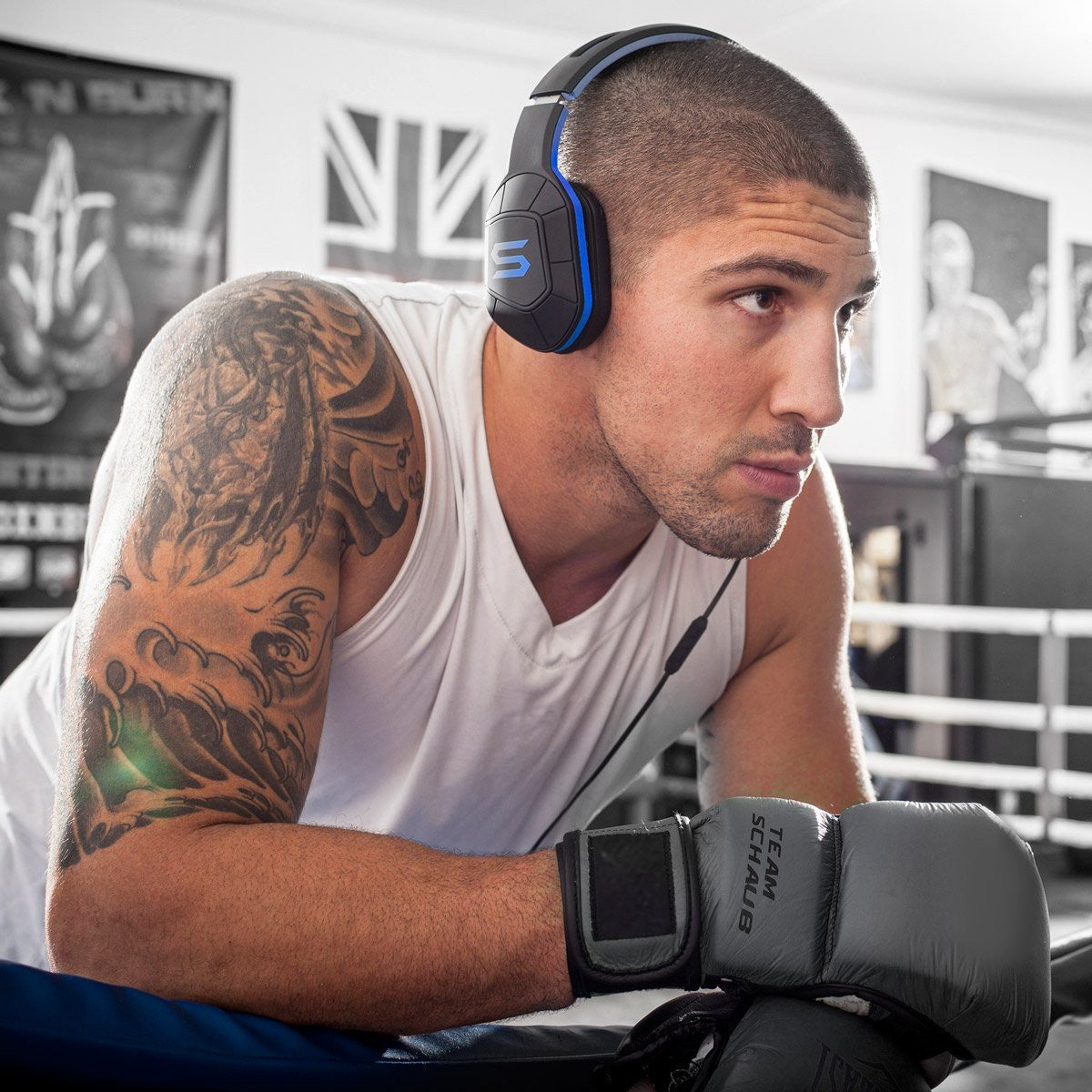 Soul Combat Over-Ear Headphones with Noise Cancellation - Wireless Bluetooth Headset for Gaming, Music & Movies - Perfect for Travel, Workouts & Home Entertainment