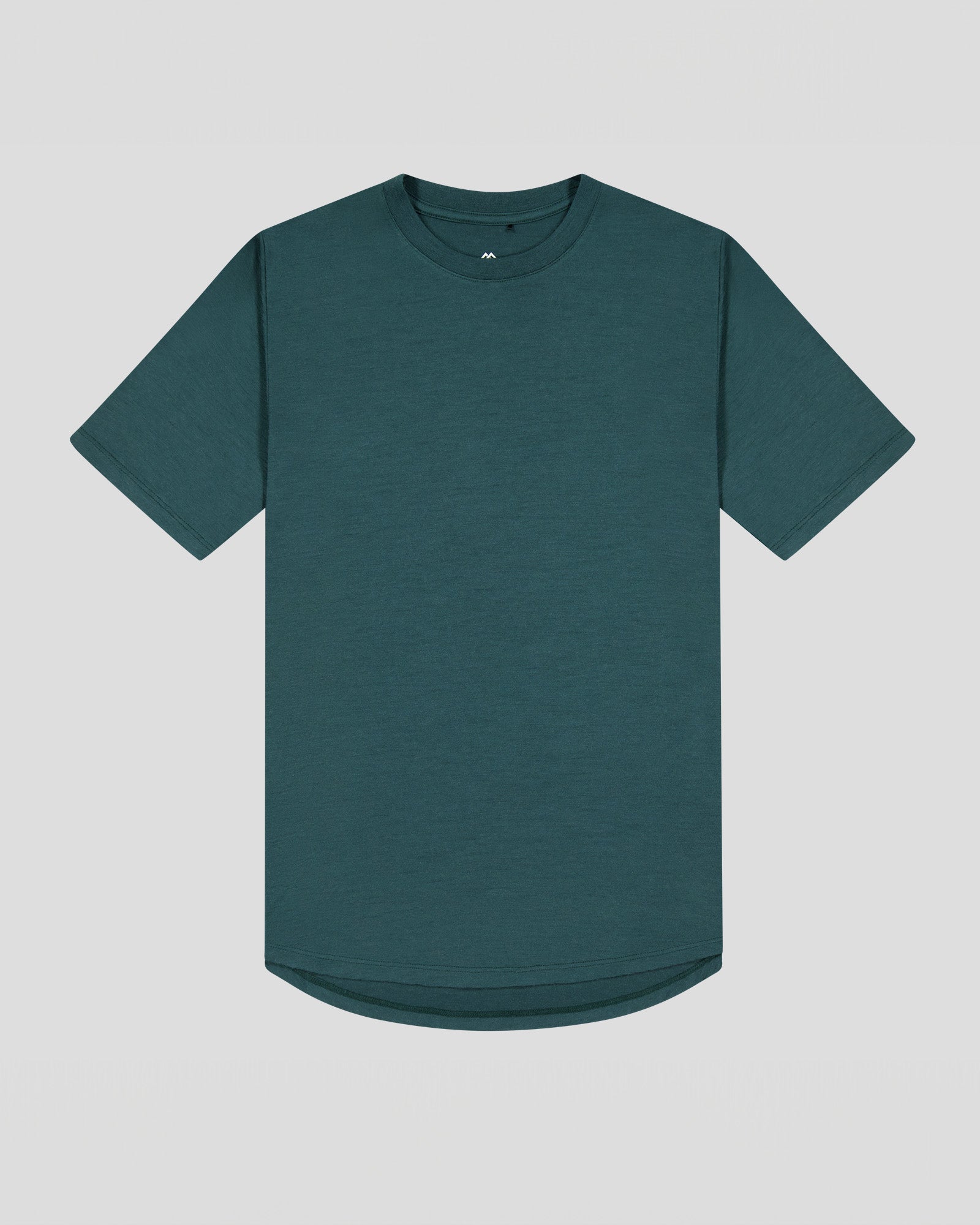 100% Merino Wool Short Sleeve Crew Neck T-Shirt for Women - Soft & Breathable Summer Top in Deep Forest Green - Perfect for Hiking, Travel & Outdoor Activities