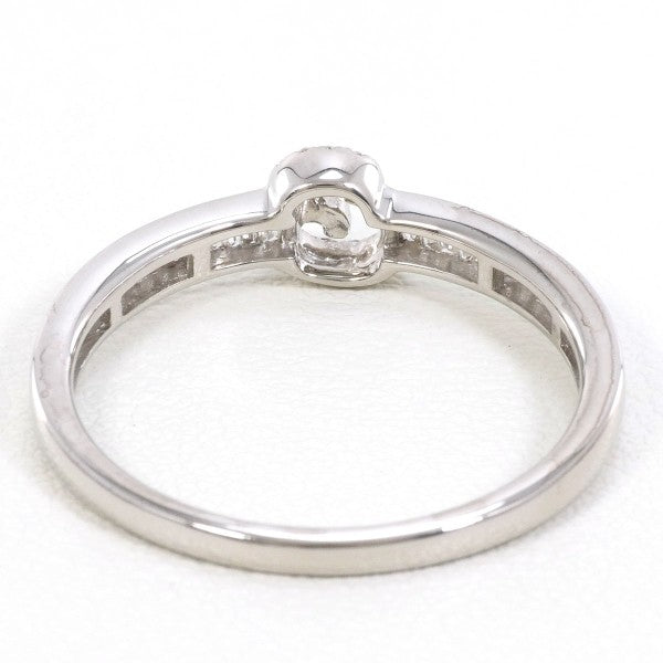 18K White Gold Diamond Ring for Women - Elegant Solitaire Engagement & Wedding Band - Perfect for Proposals, Anniversaries, and Special Occasions