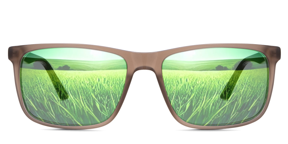 Belio Men's Prescription Tinted Glasses - UV Protection & Blue Light Blocking for Work, Driving & Outdoor Activities