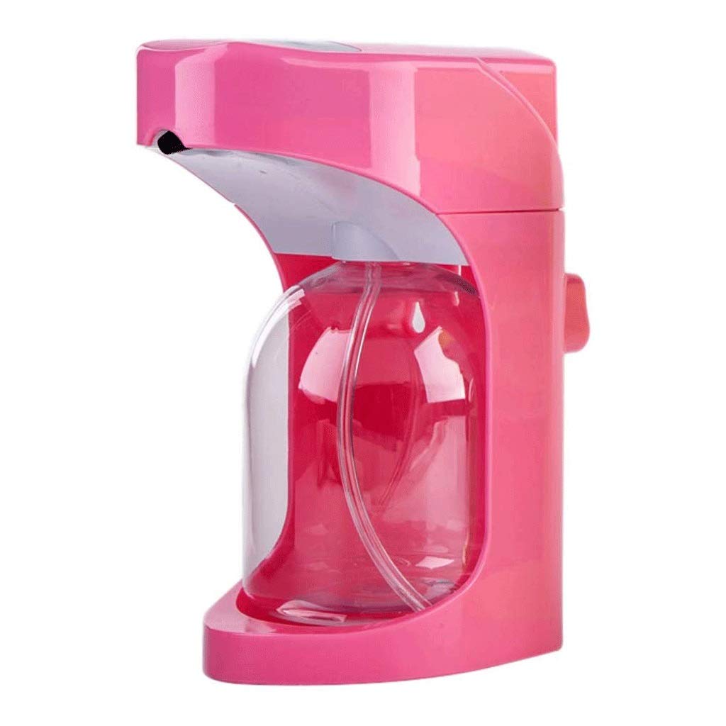 Automatic Sensor Soap Dispenser 500ml - Touchless Foam & Liquid Hand Sanitizer Dispenser for Bathroom, Kitchen & Office - Wall Mount or Countertop - Pink (Premium Quality, Hygienic & Waterproof) - Ideal for Home, Restaurant, Hospital & Public Spaces