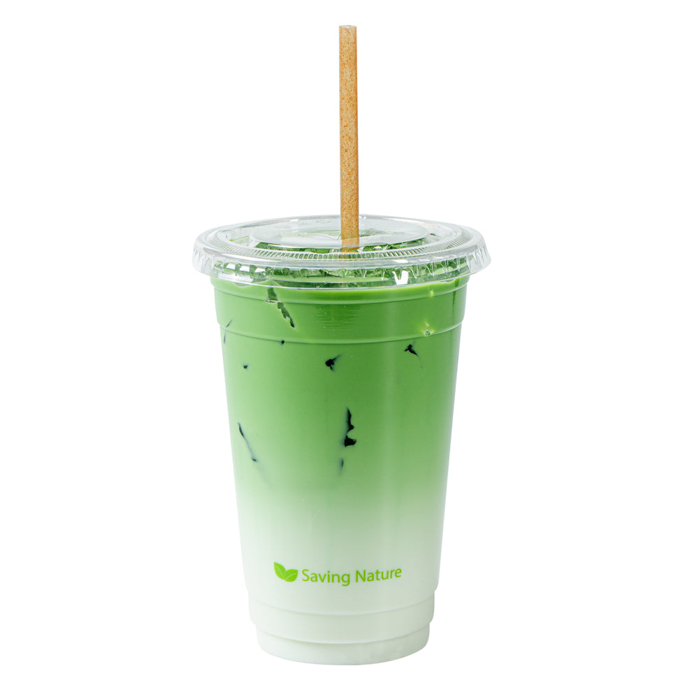 Eco-Friendly Compostable PLA & Sugarcane Straws - 8 1/4