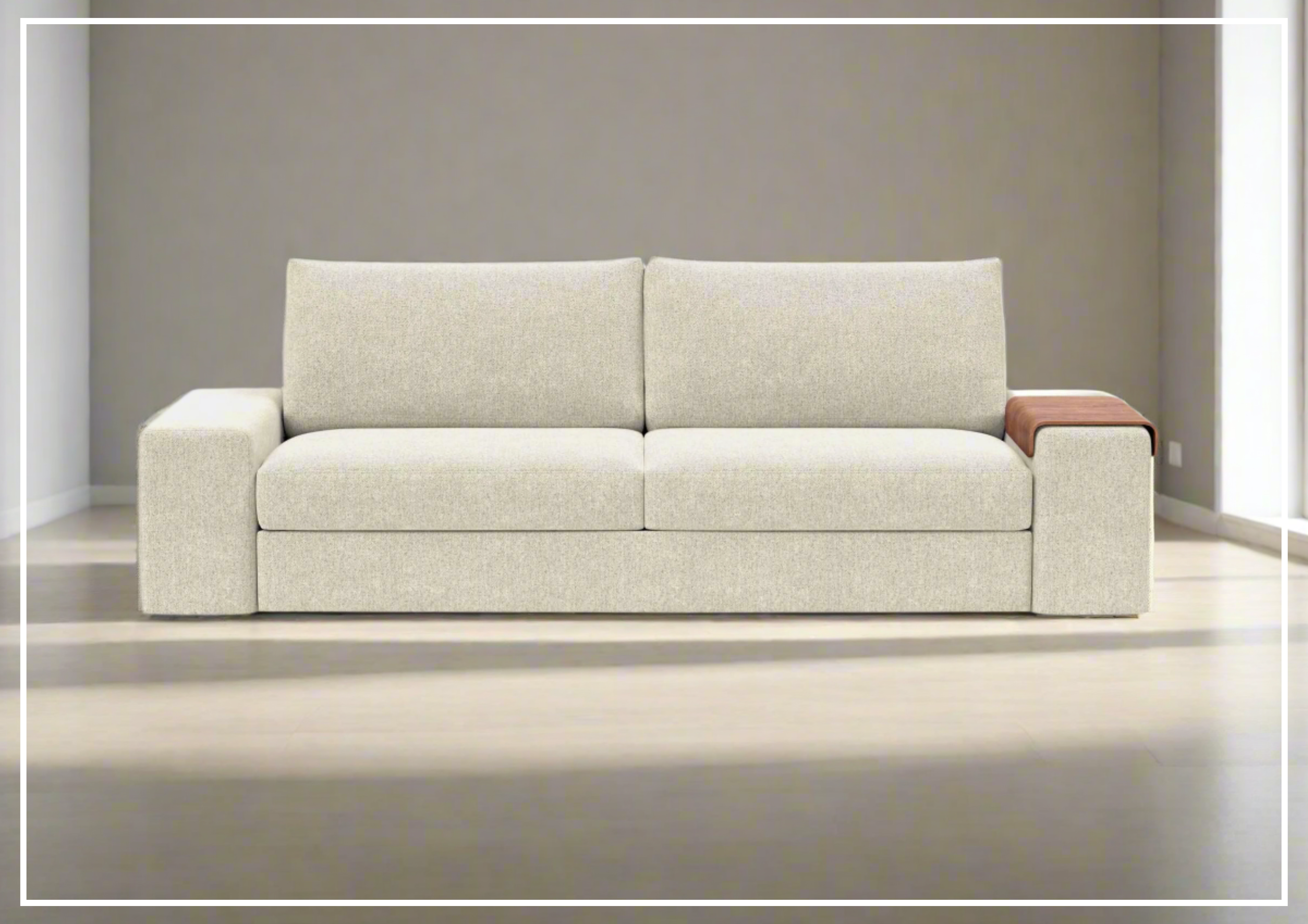 Innovation Living Vilander Full-Size Fabric Sofa Bed - Convertible Sleeper Sofa for Small Spaces, Guest Room & Apartment Living | Comfortable Modern Futon with Storage