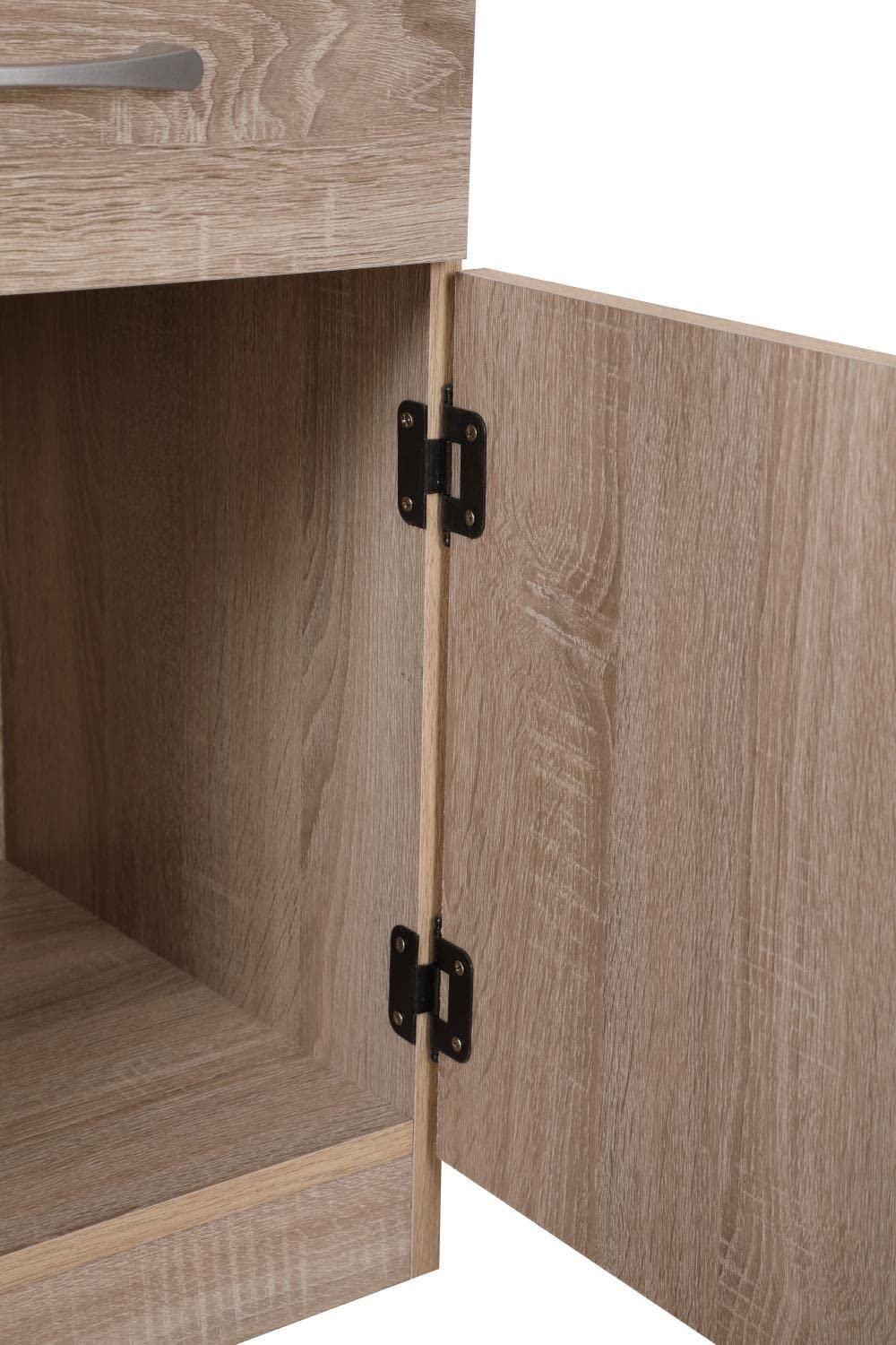 Alston 1-Drawer Sandalwood Nightstand - 24