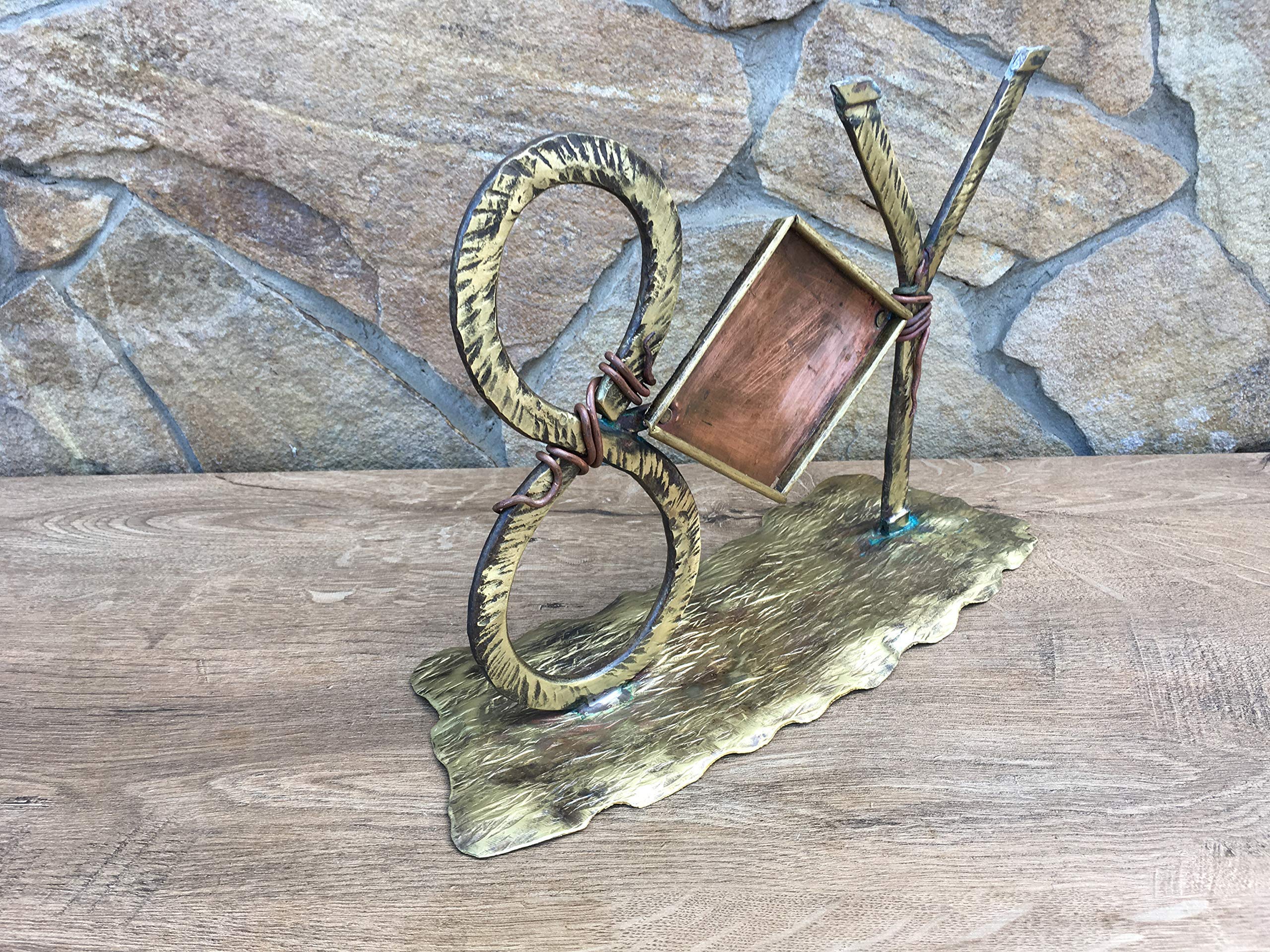 Elegant Bronze Photo Frame - Perfect 8 Year Anniversary Gift for Him or Her | Unique Bronze Gifts for Men & Women | Ideal for Home Decor, Wedding Anniversaries & Special Occasions