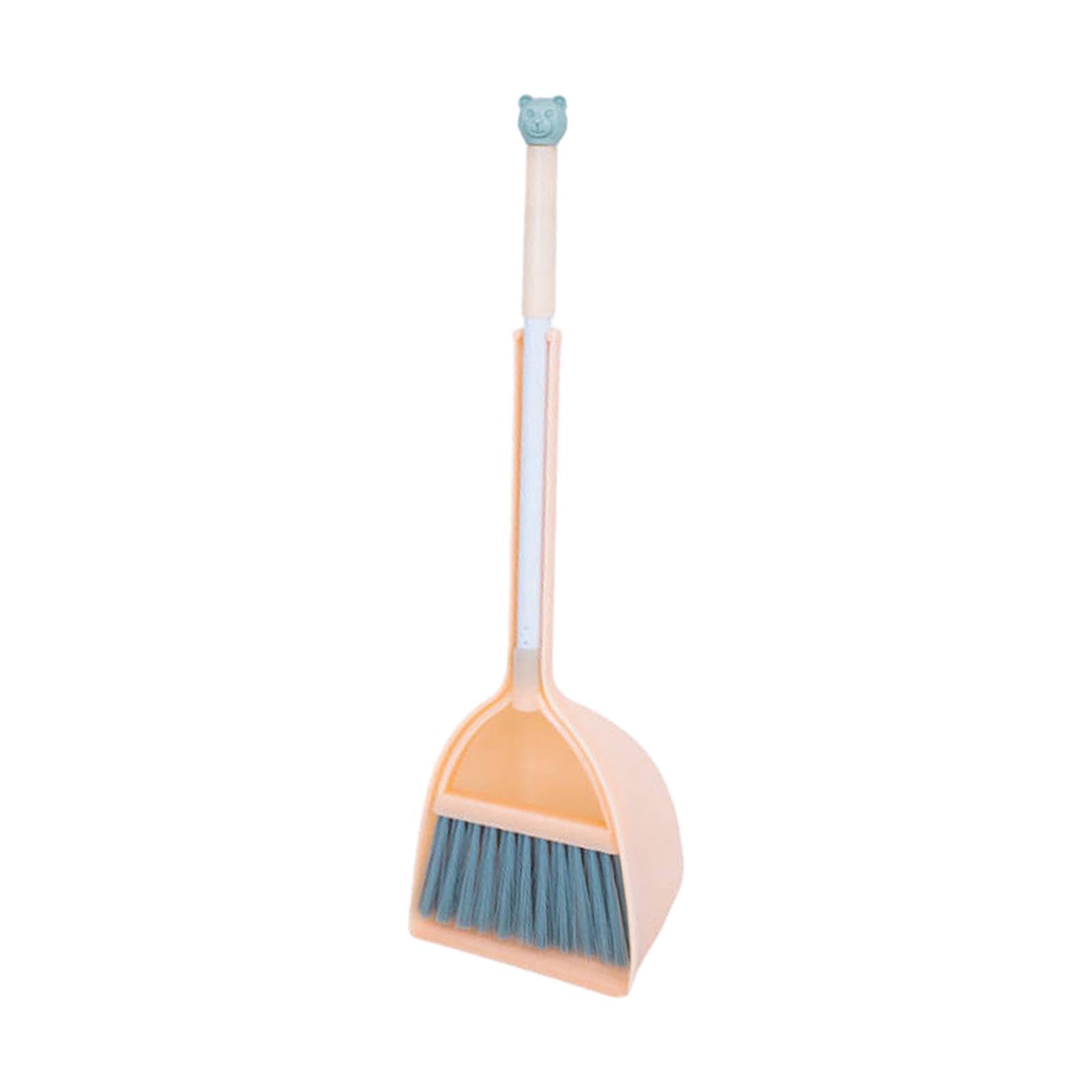 Mini Broom and Dustpan Set for Toddlers - Kids Cleaning Toy Kit with Orange Handle - Educational Pretend Play Gift for Boys & Girls - Perfect for Birthday, Role Play, and Learning Household Chores | Ideal for Indoor Play, Montessori Activities, and Teaching Responsibility