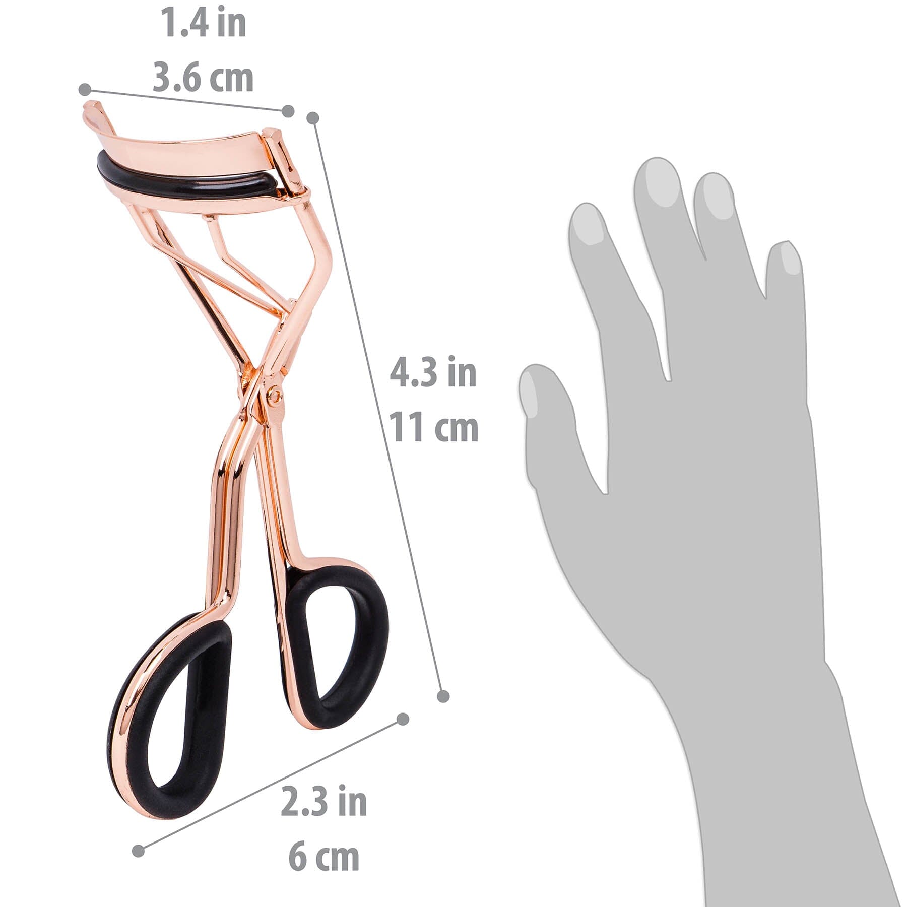 Premium Eyelash Curler for Long Lashes - Professional Lash Curling Tool for Salon-Quality Results - Perfect for Daily Makeup & Special Occasions