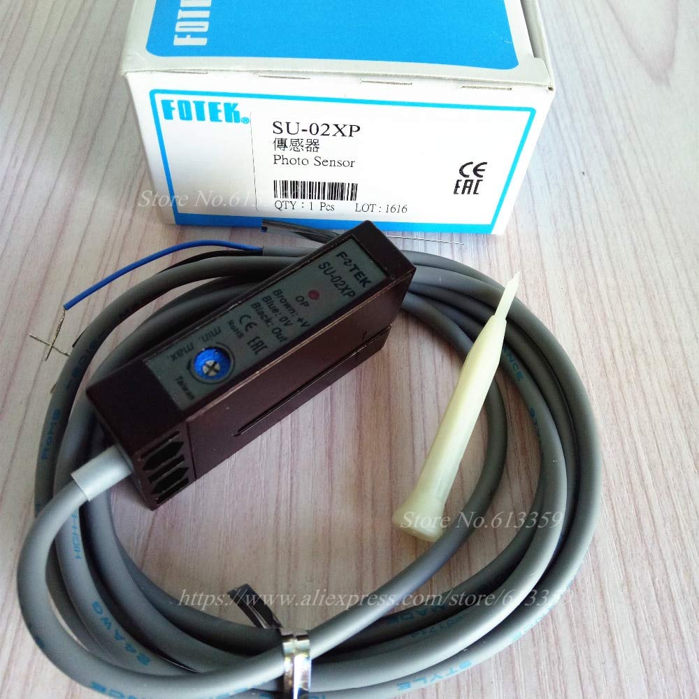 FOTEK SU-02XP PNP NO High-Speed U-Type Photoelectric Label Sensor Switch - 100% New Original - Ideal for Packaging, Automation & Industrial Label Detection Systems